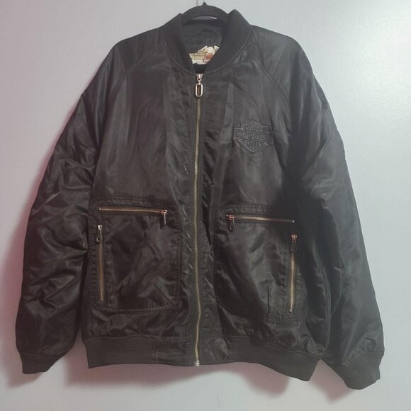 Harley Davidson large woman's jacket nylon shell